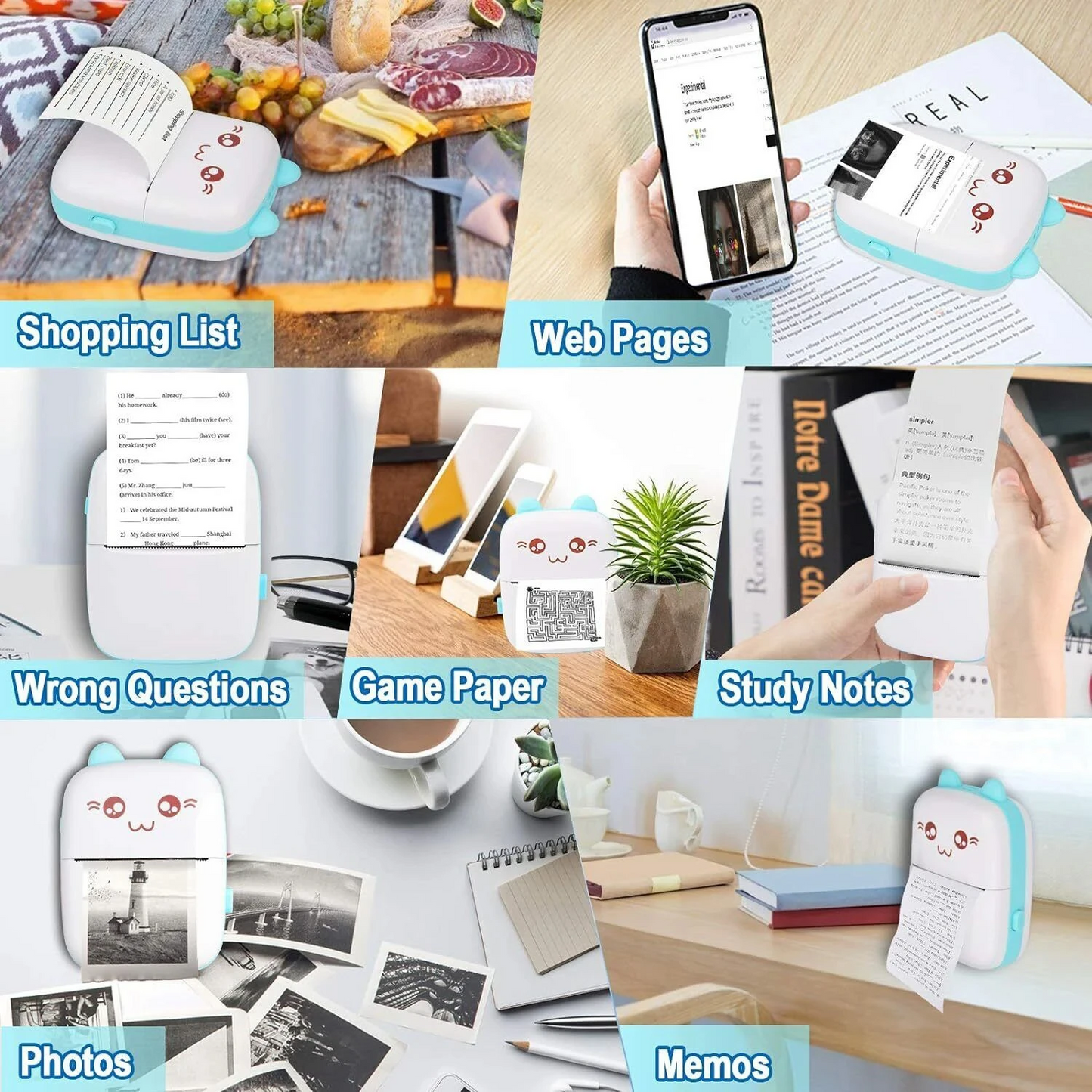 MINI THERMAL PRINTER WIRELESS BLUETOOTH